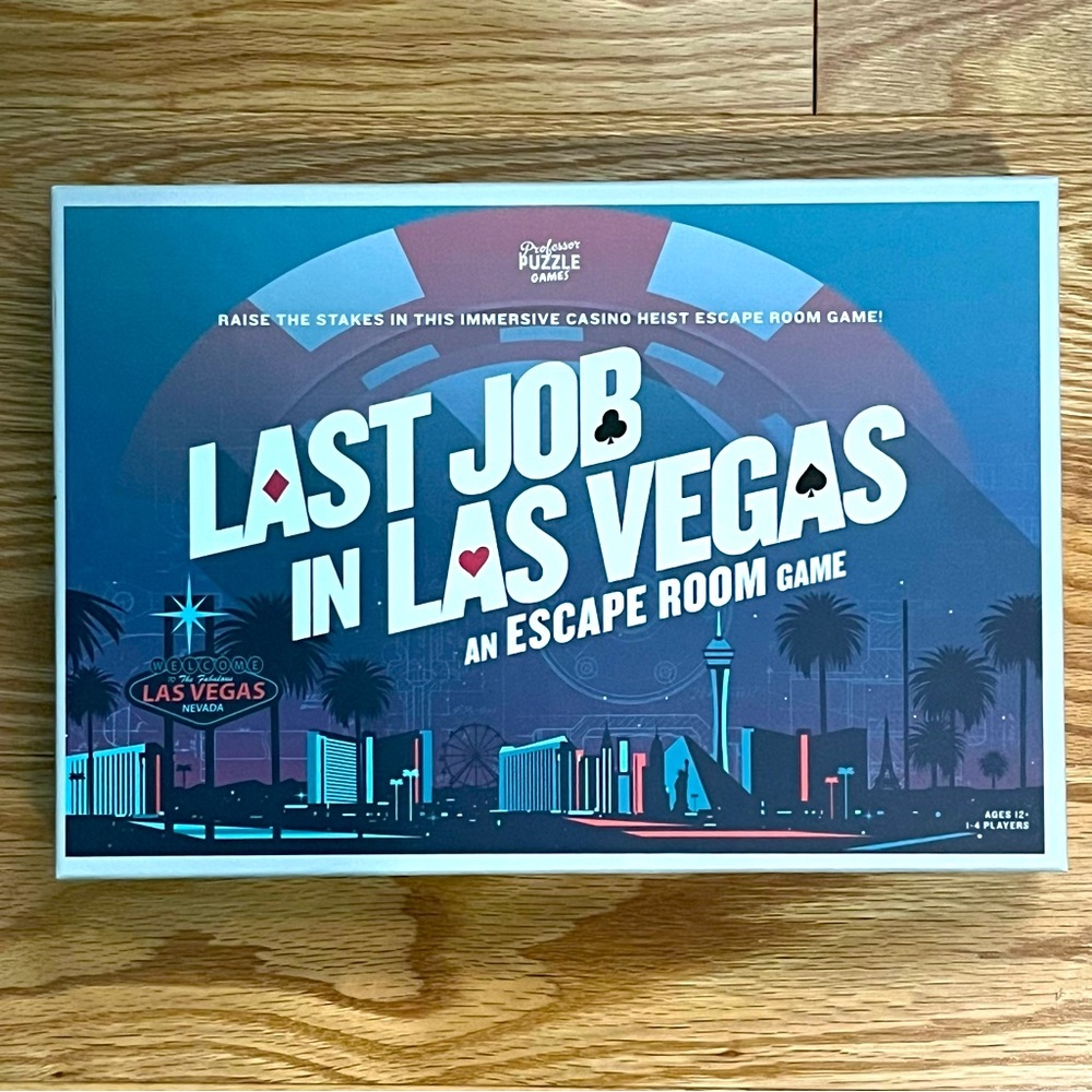 Last Job in Las Vegas Escape Room Game